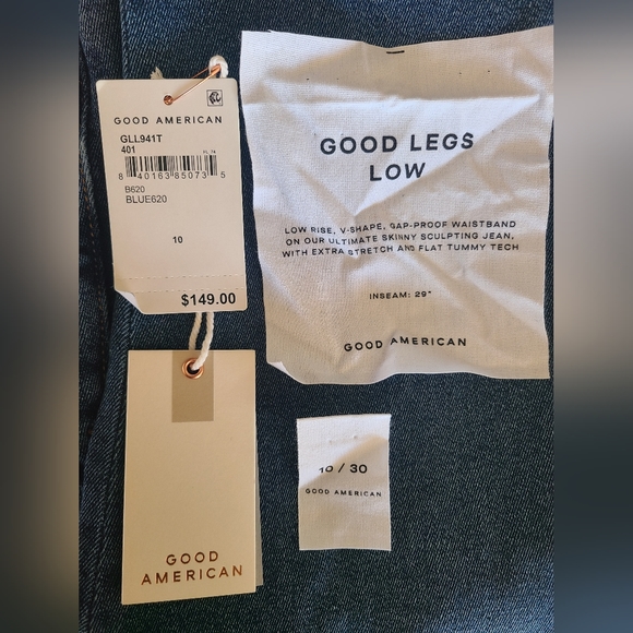 Good American, Good Legs Low, size 10 - Picture 7 of 8